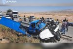 تصادفی وحشت ناک در سه راهی جاده بهبهان ، دهدشت ،گچساران