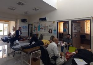 اهدای خون سیار در بهمئی