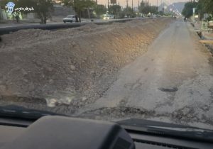 کلافگی مردم بهمئی از خط لوله رها شده آب