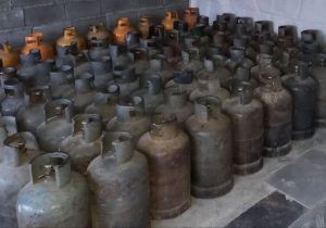 پلمب مرکز غیرایمن توزیع کپسول گاز در بهمئی