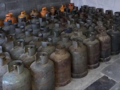 پلمب مرکز غیرایمن توزیع کپسول گاز در بهمئی